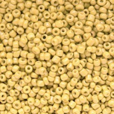Seed beads 11/0 (2mm) Butter yellow
